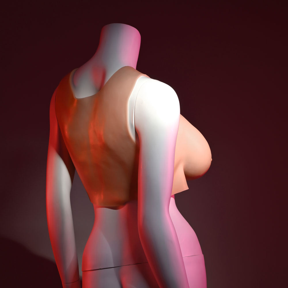 Gender X UNDERGARMENTS - PLATE D-CUP - Light - Flesh Wearable Breasts - D-Cup Size