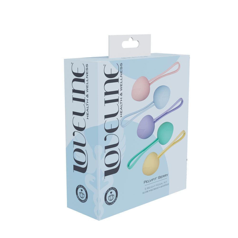 LOVELINE PelviFit Berry - Coloured Kegel Kit - Set of 5 Sizes
