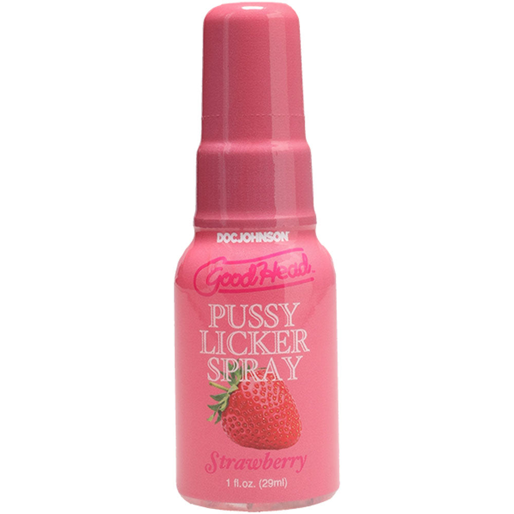 GoodHead Pussy Licker Spray - Strawberry - Strawberry Flavoured Spray - 29 ml Bottle