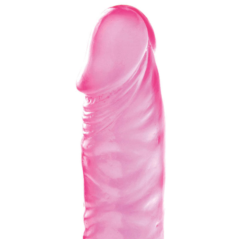 Adam & Eve Pink Jelly Slim Dildo - Pink 14.5 cm (5'') Dong