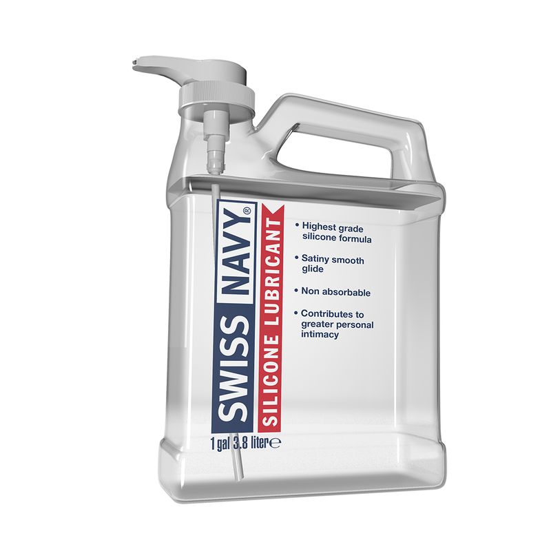 Swiss Navy Silicone Lubricant 1gal/3.8L
