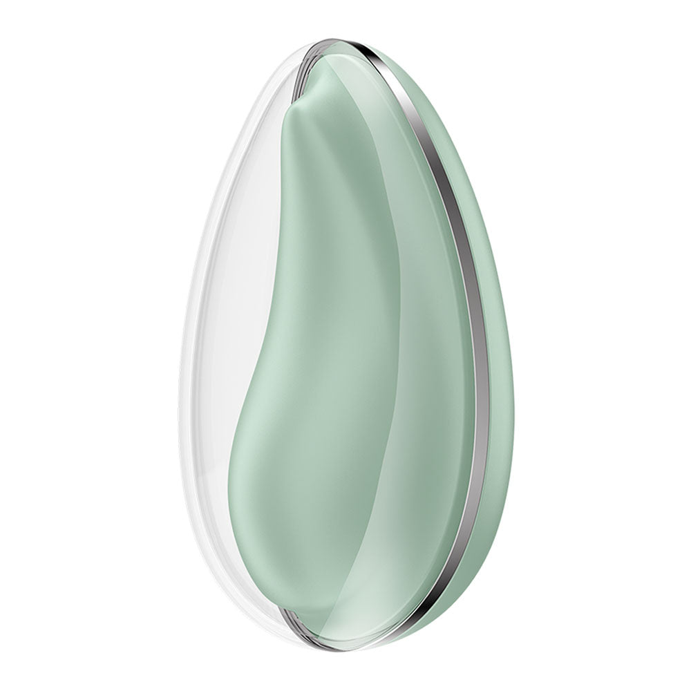 Satisfyer Drop To Go - Mint - Mint Green USB Rechargeable Clitoral Stimulator