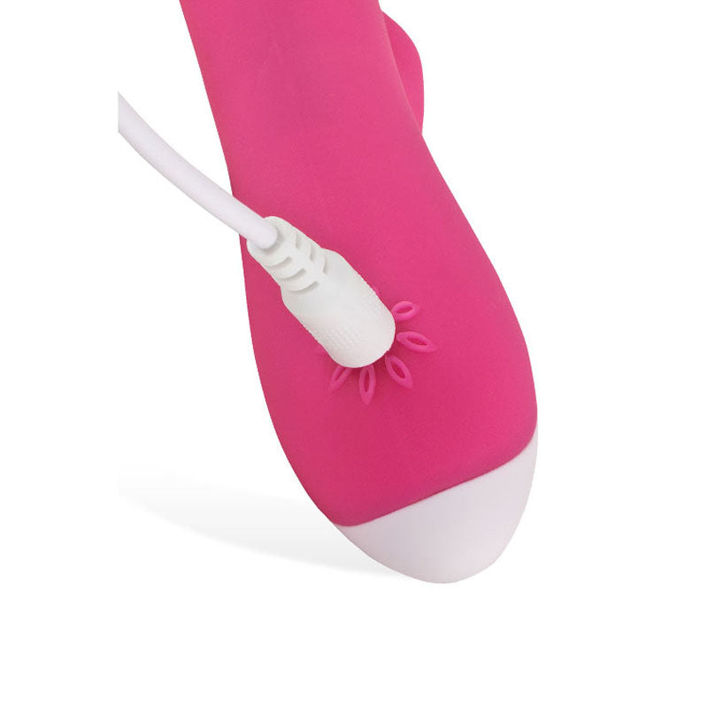 Adam & Eve The Warming Rabbit G - Pink 21.6 cm (8.5'') USB Rechargeable Warming Rabbit Vibrator