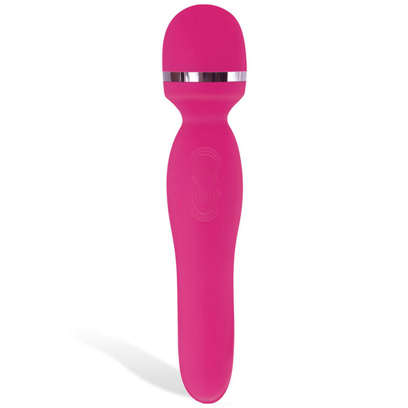Adam & Eve Intimate Curves Rechargeable Wand - Pink 19.7 cm (7.75'') USB Rechargeable Massage Wand