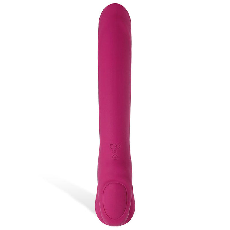 Adam & Eve Eve's Vibrating Strapless Strap-On - Pink 22 cm (8.75'') USB Rechargeable Strapless Strap-On