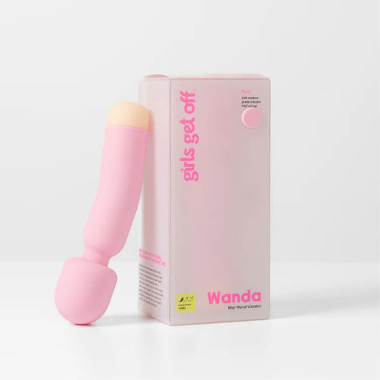 Girls Get Off - Wanda - Pink 16.8 cm USB Rechargeable Massage Wand