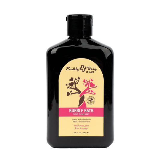 EB Hemp Seed Bubble Bath WILD PINK ROSE - 250 ml - Wild Pink Rose Scented Bubble Bath  - 250 ml Bottle