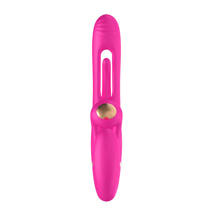 Adam & Eve ORGAZ-OHH-MATIC - Pink 23.5 cm USB Rechargeable Strapless Strap-On with Remote
