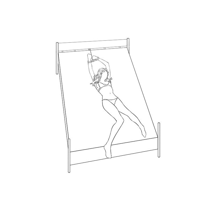 Adam & Eve BONDAGE ROPE - 3 metre (10 feet) - Black Bondage Rope - 3 metre Length