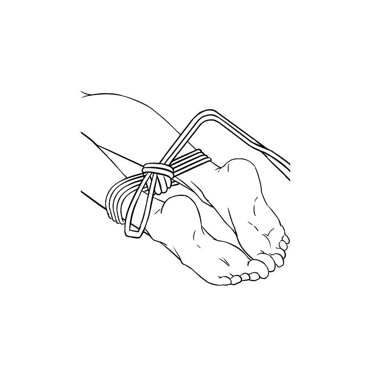 Adam & Eve BONDAGE ROPE - 9 metre (30 feet) - Black Bondage Rope - 9 metre Length