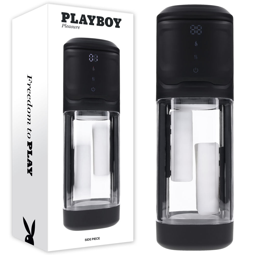 Playboy Pleasure SIDE PIECE - USB Rechargeable Warming Auto Stroker