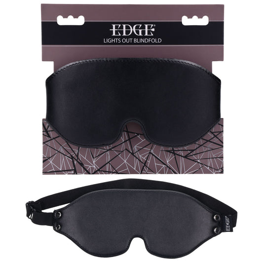EDGE Lights Out Blindfold - Black Eyemask Restraint